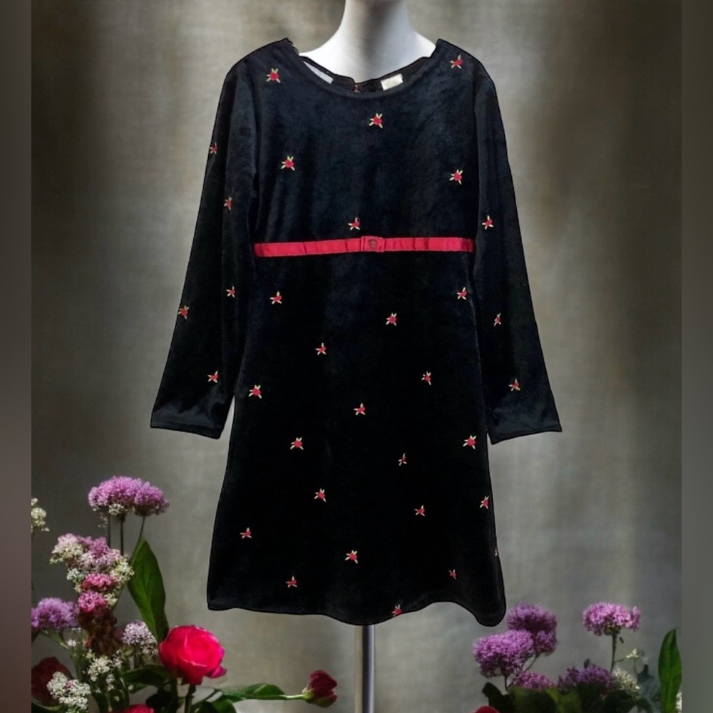 Blueberi Boulevard Velvet Dress